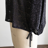 [No. 9238] Flower Raschel Pullover [Scheduled for late August 2026 delivery]