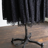 〔No.9239〕Flower Raschel Lacy Skirt [Available Late August 2026]