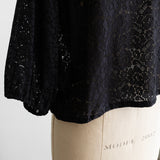 [No. 9238] Flower Raschel Pullover [Scheduled for late August 2026 delivery]