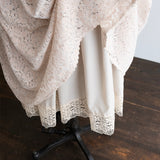 〔No.9239〕Flower Raschel Lacy Skirt [Available Late August 2026]