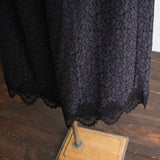 [No.9240] Flower Raschel Pants [Scheduled for late August 2026 delivery]