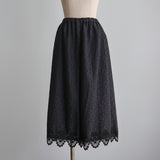 [No.9240] Flower Raschel Pants [Scheduled for late August 2026 delivery]