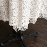 〔No.9239〕Flower Raschel Lacy Skirt [Available Late August 2026]
