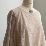 [No. 9238] Flower Raschel Pullover [Scheduled for late August 2026 delivery]