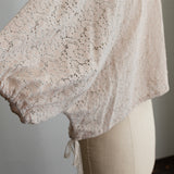 [No. 9238] Flower Raschel Pullover [Scheduled for late August 2026 delivery]