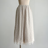[No.9240] Flower Raschel Pants [Scheduled for late August 2026 delivery]