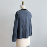 [No.9278] Blus gilet katun lembut 60 [Perkiraan tiba akhir Agustus 2026]
