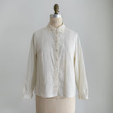 [No. 9285] Cotton Double Gauze Blouse [Scheduled for late August 2026 arrival]