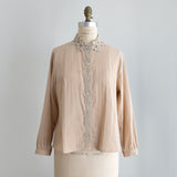 [No. 9285] Cotton Double Gauze Blouse [Scheduled for late August 2026 arrival]