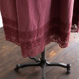 [No. 9365] Cotton Washer Lacy Skirt [Expected to arrive in late August 2026]