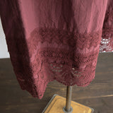 [No. 9366] Cotton Washer Lacy Pants [Scheduled for late August 2026 arrival]