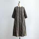 [No. 9308] Karin Embroidery Combination Dress [Scheduled for late September 2026 arrival]