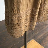 [No. 9366] Cotton Washer Lacy Pants [Scheduled for late August 2026 arrival]