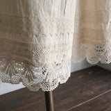 [No. 9366] Cotton Washer Lacy Pants [Scheduled for late August 2026 arrival]