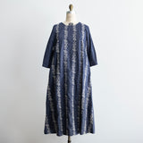 [No. 9308] Karin Embroidery Combination Dress [Scheduled for late September 2026 arrival]