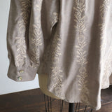 〔No.9309〕Blus Kemeja Bordir Karin【Estimasi Tersedia Awal Oktober 2026】