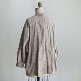 〔No.9309〕Blus Kemeja Bordir Karin【Estimasi Tersedia Awal Oktober 2026】