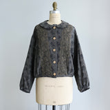 [No. 9312] Cotton Linen Jacquard Blouson [Scheduled for late September 2026 arrival]