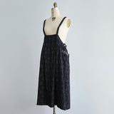 [No. 9311] Cotton Linen Jacquard Salopette Skirt [Scheduled to arrive late September 2026]