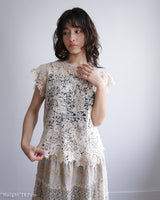 時を重ねたベージュレースのFillageブラウス / Coco Ivory Fillage Collection 2027