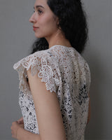 時を重ねたベージュレースのFillageブラウス / Coco Ivory Fillage Collection 2027