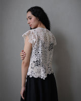 時を重ねたベージュレースのFillageブラウス / Coco Ivory Fillage Collection 2027