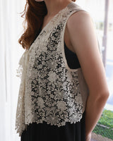 〔No.9404〕コンビケミカルlacy gilet【2027年3月下旬入荷予定】