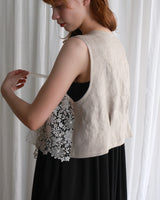 〔No.9404〕コンビケミカルlacy gilet【2027年3月下旬入荷予定】
