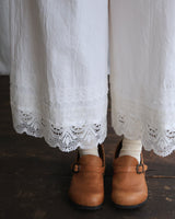 〔No.9476〕コットンワッシャーlacyパンツ【2027年2月下旬入荷予定】