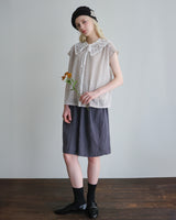 〔No.11230〕Organicコットンスラブknitベレー帽【2027年3月下旬入荷予定】