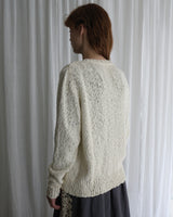 〔No.9429〕organicコットンスラブknitカーディガン【2027年3月下旬入荷予定】