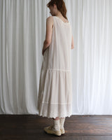 〔No.9472〕コットンシルクlacyワンピース【2027年6月下旬入荷予定】