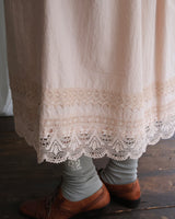 〔No.9475〕コットンワッシャーlacyスカート【2027年2月下旬入荷予定】