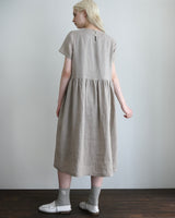 〔No.9419〕フレンチリネンTuileケミカルワンピ【2027年3月下旬入荷予定】