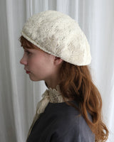 〔No.11230〕Organicコットンスラブknitベレー帽【2027年3月下旬入荷予定】