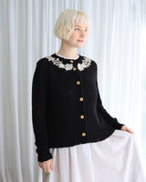 〔No.9429〕organicコットンスラブknitカーディガン【2027年3月下旬入荷予定】