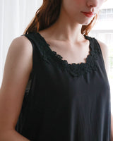〔No.9472〕コットンシルクlacyワンピース【2027年6月下旬入荷予定】