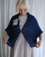 〔No.9431〕organicコットンスラブknitボレロ【2027年3月下旬入荷予定】