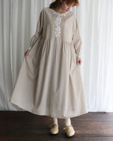 〔No.9467〕60ふんわりコットンlacyワンピース【2027年8月下旬入荷予定】