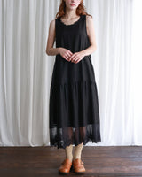 〔No.9472〕コットンシルクlacyワンピース【2027年6月下旬入荷予定】