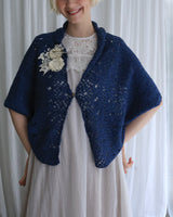 〔No.9431〕organicコットンスラブknitボレロ【2027年3月下旬入荷予定】