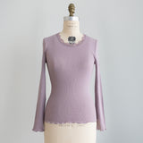 Cotton Cashmere Teleco Italian Lace Crew Neck Innerwear