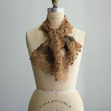 [No. 11215] Cotton Chemical Lace Collage Stole [Scheduled to arrive in late September 2026]