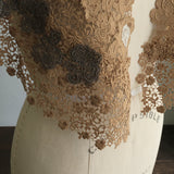 [No. 11215] Cotton Chemical Lace Collage Stole [Scheduled to arrive in late September 2026]