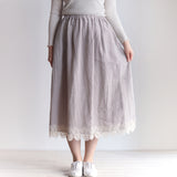 [Scheduled to arrive in late January 2024] 60 Belgian linen skirt [Now accepting reservations]