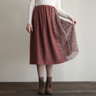 ウールガーゼlacyスカート
