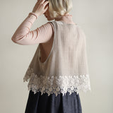 ウールガーゼlacyベスト