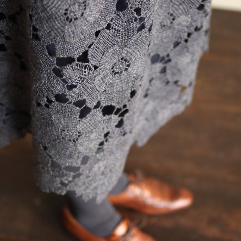 花ウールケミカルスカート