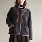 ブークレAnticoケミカルショートコート