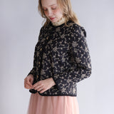 〔No.9315〕花ふたえ刺繍ブラウスジャケット【2026年9月下旬入荷予定】